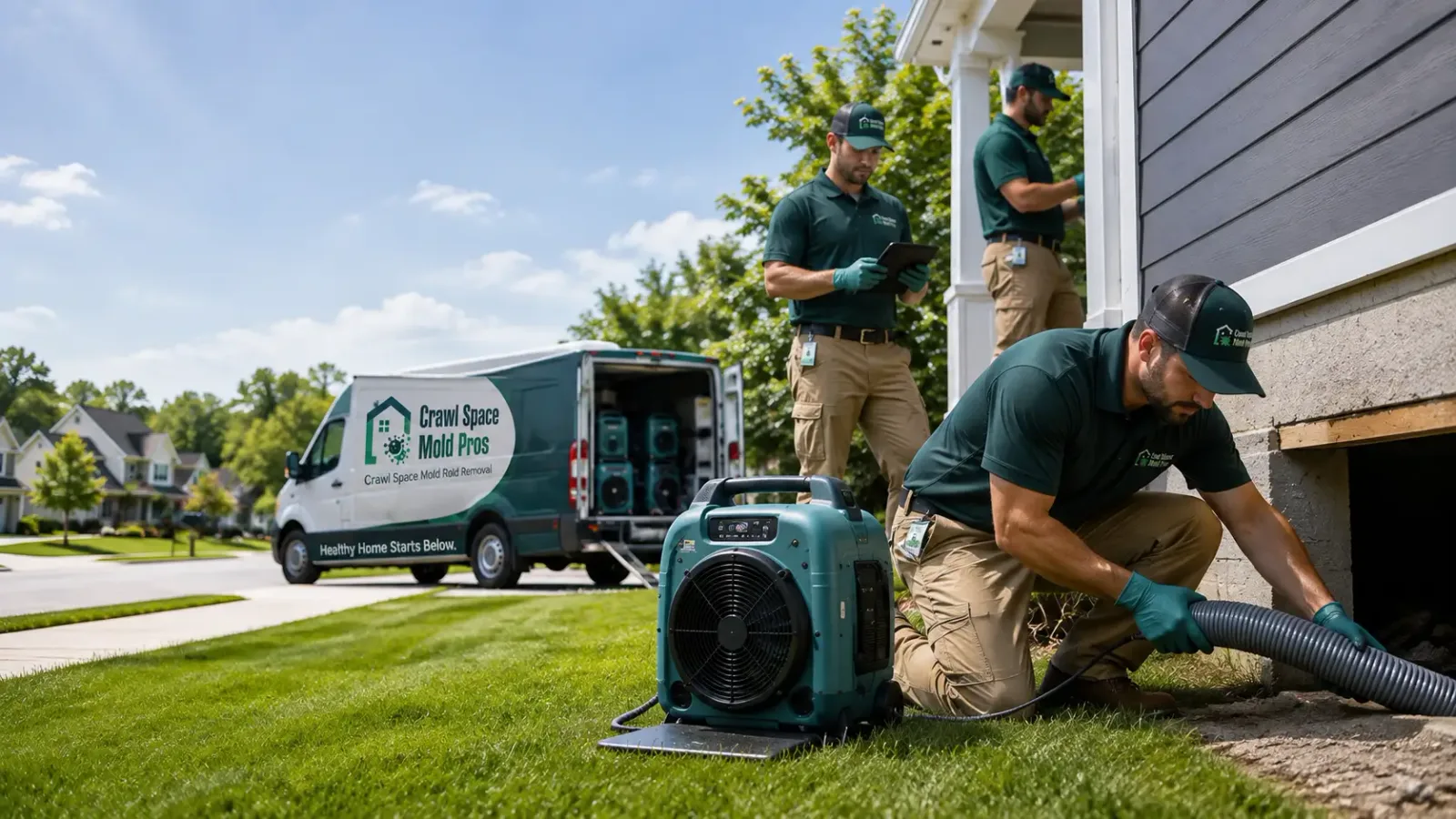 Crawl Space Mold Removal in Clinton, UT